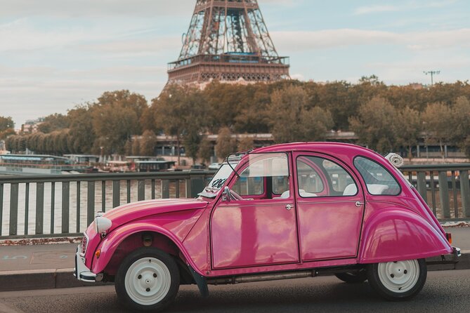 1h30 Private Guided Tour in a Pink Citroën 2CV - Price and value: what $113 buys you in practical terms