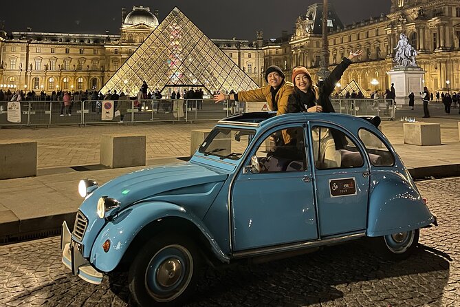 2-hour Private Night Ride in a Citroën 2CV in Paris - Saint-Germain des Prés: Movie Streets, Cafés, and Big Names