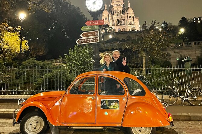 2-hour Private Night Ride in a Citroën 2CV in Paris - Champs-Élysées and the Arc: The Night Aims for the Big Moments