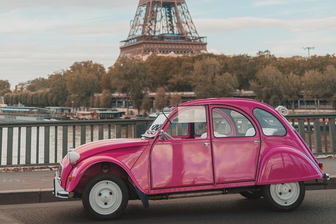 2 Hours Private Guided Tour in a Pink Citroën 2CV - Champs-Élysées to the Eiffel Tower: Fast Fame, Better Angles