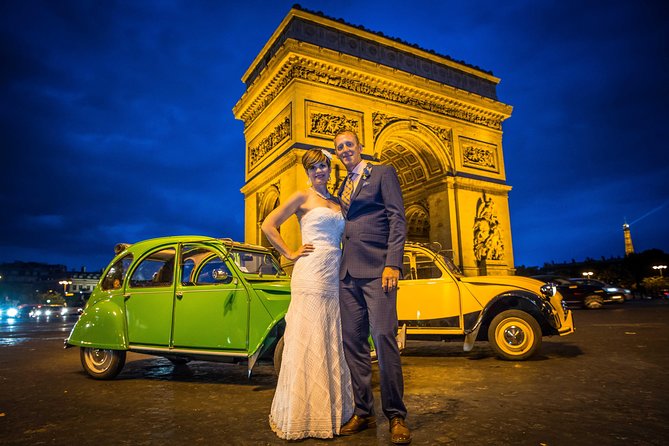 2CV tour by night - Pantheon, Louvre area, Grand Palais, Petit Palais, and Invalides