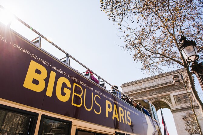 Arc de Triomphe, Hop-On Hop-Off Bus and optional River Cruise - The Arc de Triomphe: roof views that work at any pace