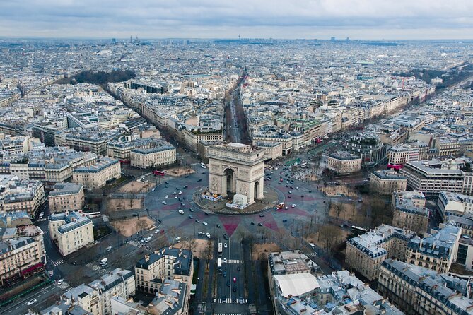 Arc de Triomphe + Rooftop Access Tickets - Arc de Triomphe inside: close-up monument time and the climb