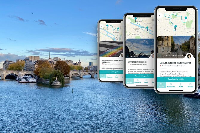 BEST OF PARIS : 3 smartphone audioguided tours - How the REWIND smartphone tours work in Paris