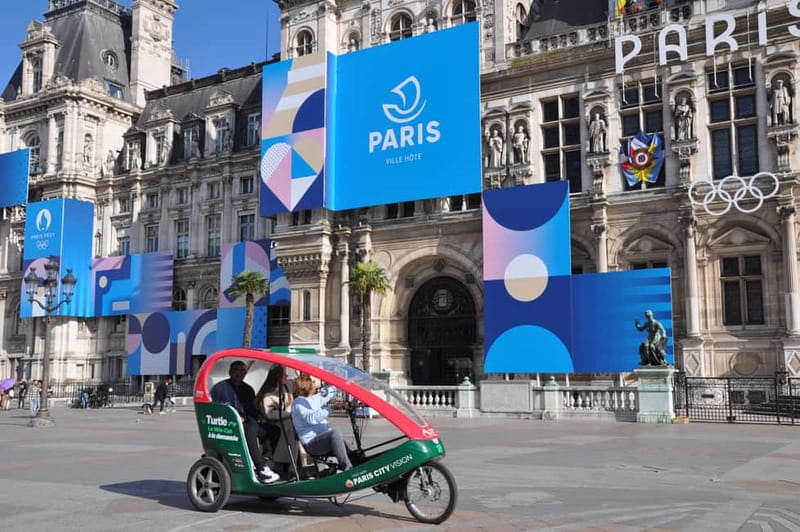 Best of Paris Private Rickshaw bike Tour with guide - Photo-stop landmarks: Hôtel de Ville, Notre-Dame, La Sorbonne, and the Pantheon