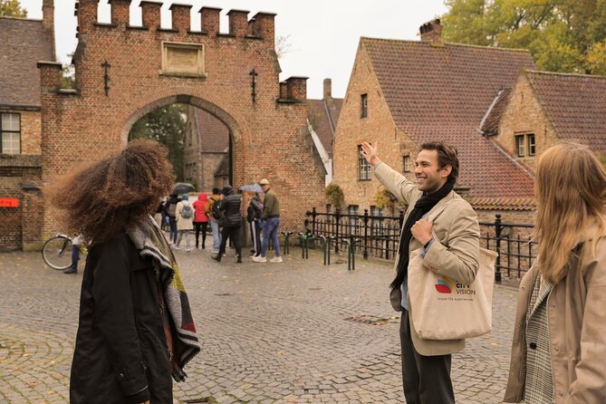 Bruges Guided Day Trip with Canal Cruise Option and Hotel Pickup - Béguinage Ten Wijngaarde: Lunch Break With a Canal View