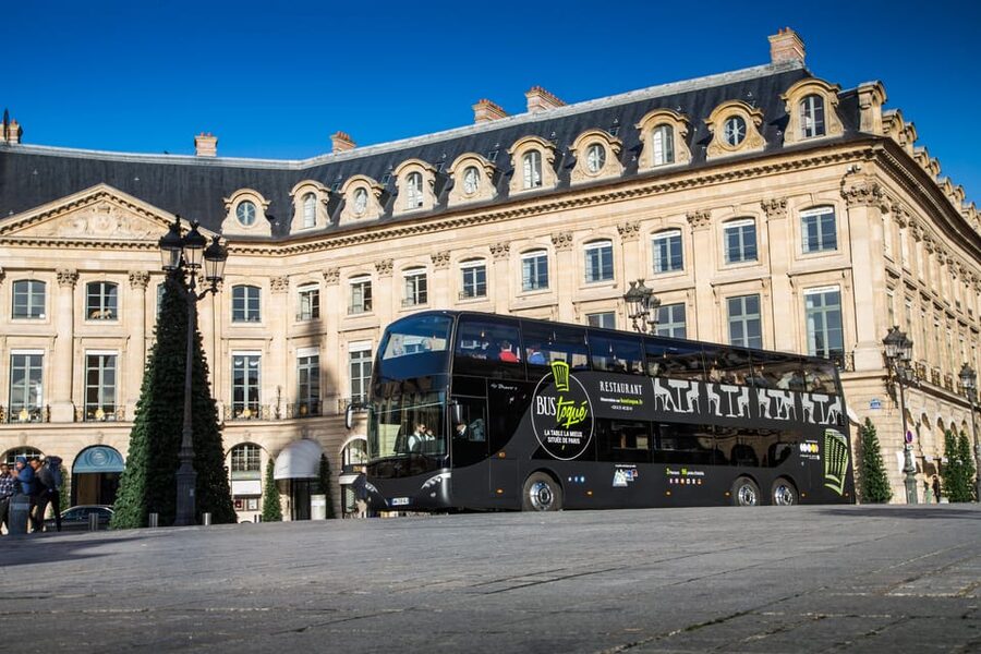 Bus Toqué Champs Elysées Tour w/ 3-Course Dinner & Champagne - How the Bus Toqué Experience Actually Works