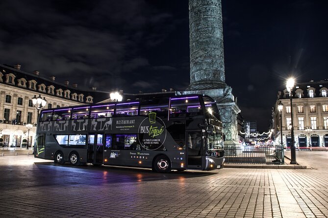 Champs-Elysées Dinner Paris by Night on a Panoramic Bus - Tablet Guide and Bose Sound: How the Guided Part Works