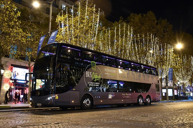 Champs-Elysées Dinner Paris by Night on a Panoramic Bus - Food on the Move: The 5-Course French Menu You’ll Actually Get