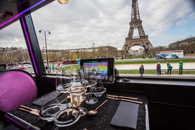 Champs-Elysées Lunch and Champagne on a Panoramic Bus - Lunch with a view: the onboard experience that makes this worth it