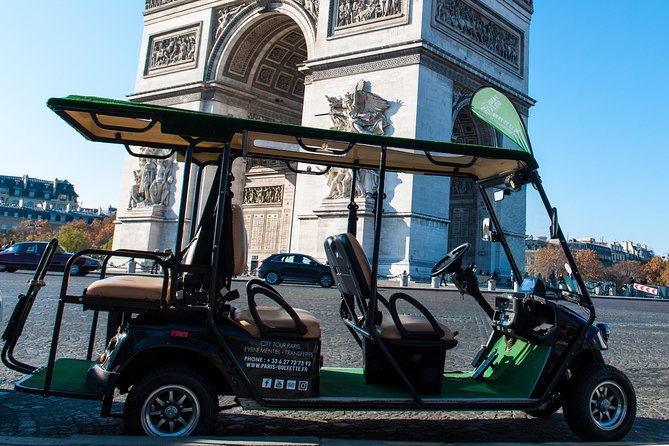 Discover Paris in electric golf carts - Your 1-Hour Private Route from Place Vauban