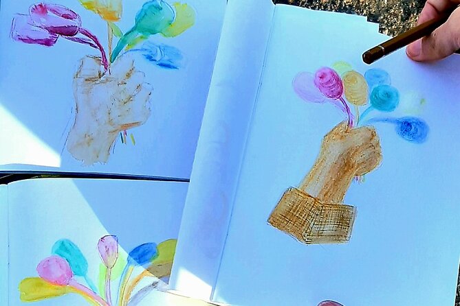 Drawing workshop/creative notebook during a walk from the Invalides to the Petit Palais - Getting started: what your guided drawing notebook session really feels like