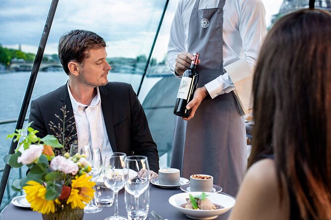 Early evening Dinner Cruise with drinks by Bateaux Parisiens - Pont Alexandre III, the Dome des Invalides, and Napoleon’s Shadow