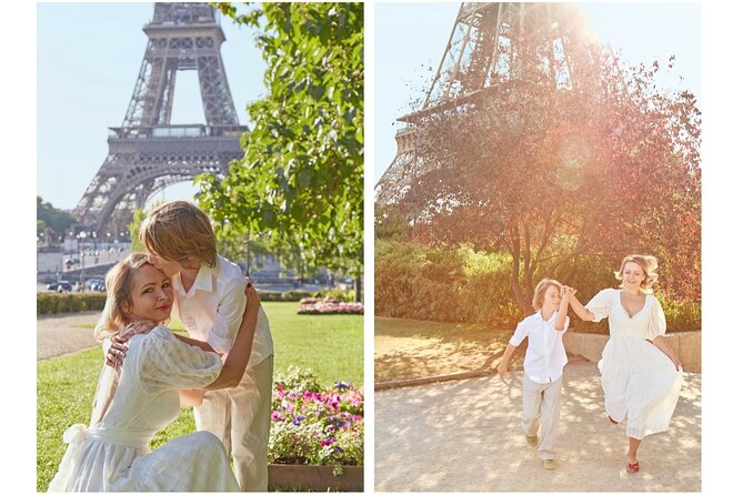 Eiffel Tower Private Photo Shoot - The 60-Minute Session: More Viewpoints, More Poses, 40 Edited Photos