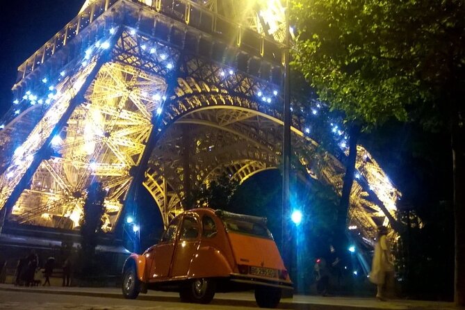 Experience the Magic of Paris By Night: A 2-Hour Iconic 2CV Tour - Eiffel Tower sparkle: the photo stop that earns its time