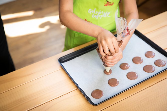 Family experience-Macaron Bakery Class at Galeries Lafayette - What You’ll Do in the 90 Minutes: Shells, Ganache, and Assembly