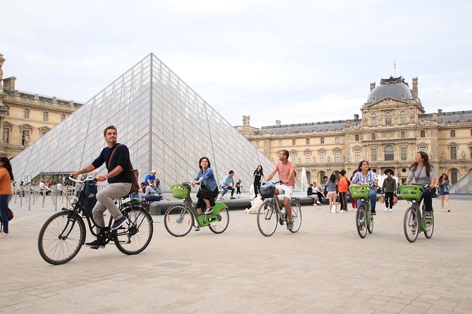 First Day Bike Tour, Top Sights, hidden gems, Wine&Cheese picnic - Pont dIéna and Pont Alexandre III: quick rides with big light-bulb moments
