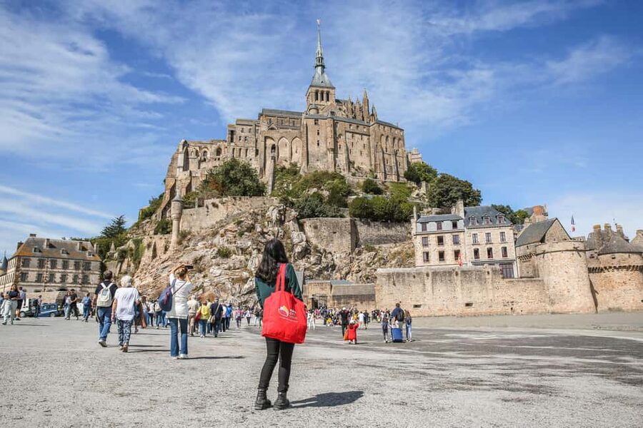 From Paris: Full-Day Mont Saint-Michel Guided Tour - Getting to Mont Saint-Michel: shuttle transfers and first views