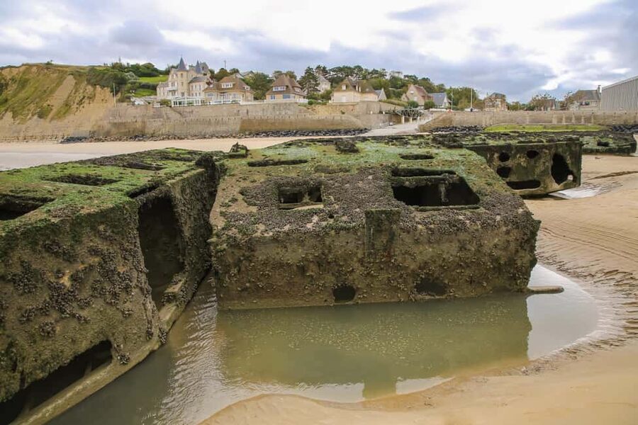 From Paris: Normandy D-Day Beaches Day Trip - Arromanches for lunch: Mulberry harbor leftovers and real seaside life