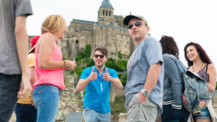 From Paris: Small-Group Mont St Michel Tour & Cider Tasting - Getting to the island: what Mont Saint-Michel does with tide and time