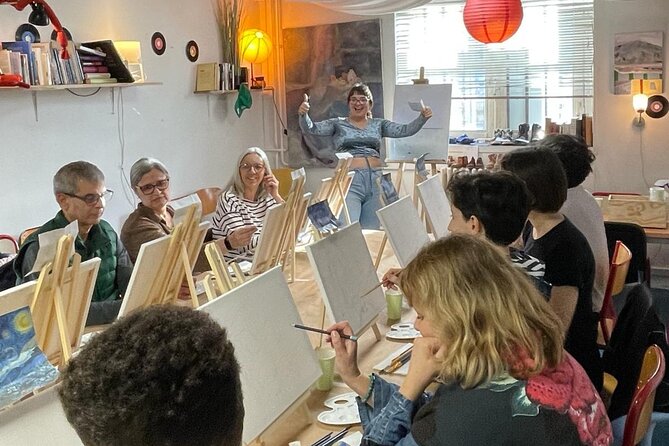 Fun Painting Class in a Professional Art Studio with a View - Price and value: is $40.71 a good deal in Paris?