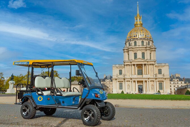 Golf Cart in Paris - Private Guided City Tour - Pickup Included - Private Pickup and Drop-Off Inside Paris (75...): Less Hassle, More Day