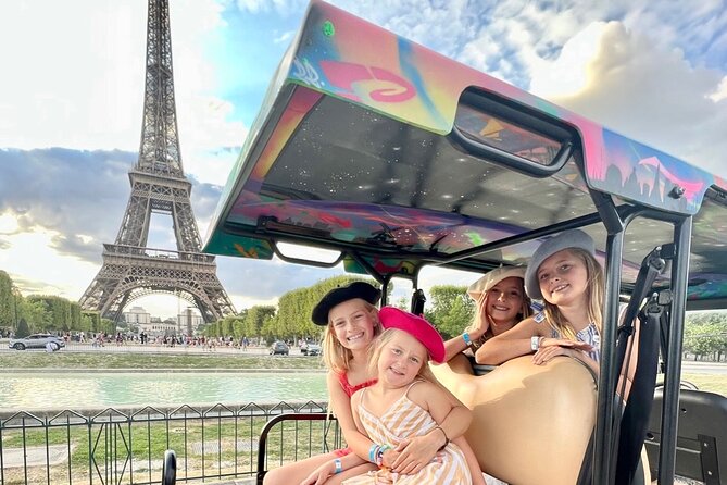 Guided and Private Tour of Paris by Golf Cart - From Princess Diana Memorial to Pont Alexandre III: Small Stops, Big Meaning