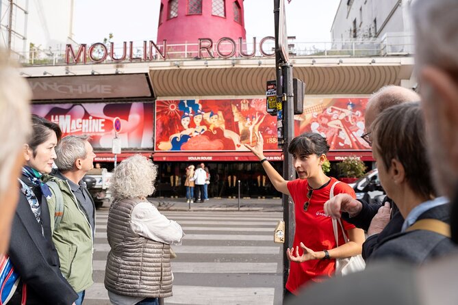 Hidden Montmartre: Paris' Secret Streets Walking Tour - Moulin Rouge and breakfast: croissant time on the way uphill
