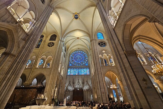Inside Notre Dame Tour with Optional Seine River Cruise - Going inside with audio headsets: nave, chapels, and rose windows