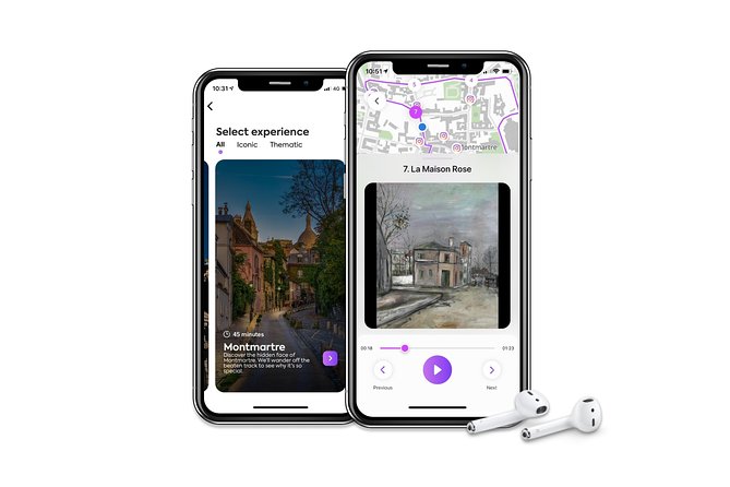 Montmartre: Secret Stories of Paris - Self-Guided Audio Tour - The practical setup: phone, earphones, and offline downloads