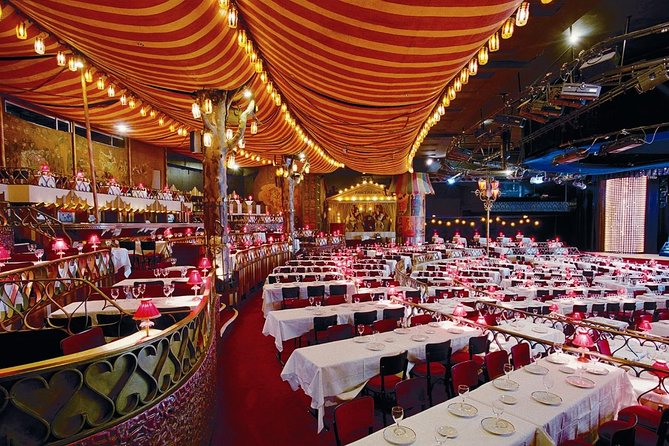 Moulin Rouge Dinner Show with Champagne and Drop Off - Price and Value Check for $502.11 per Person