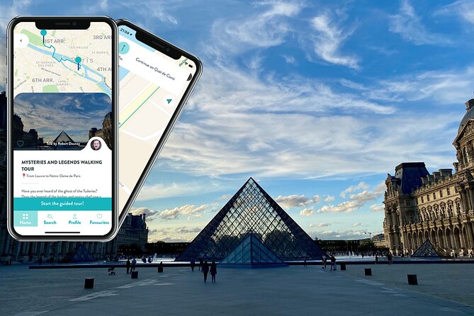 Mysteries & Legends, smartphone audioguided walking tour - Getting Oriented: Start at 115 Pl. du Carrousel (Tuileries–Louvre Side)
