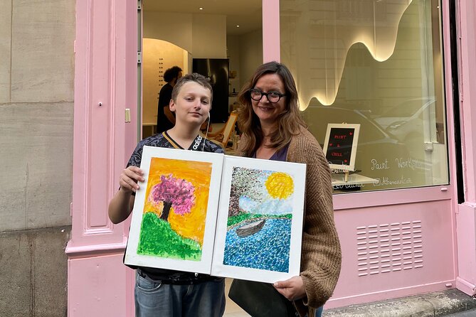 Painting Experience in an Art Café in Paris - Meeting Hand Hadj larbi: Help When You Need It