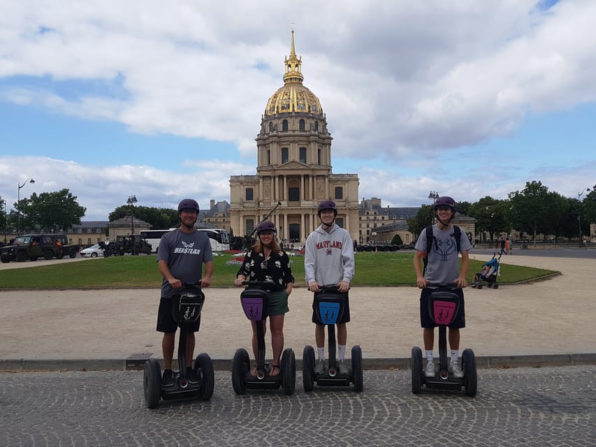 Paris: 1,5 hour Guided Segway Tour - Invalides Area: Ending With a Classic Paris Landmark