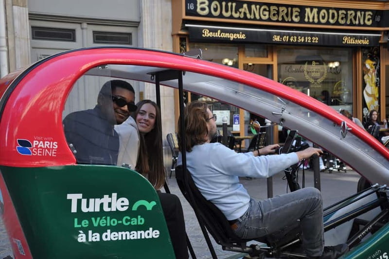Paris: 2 hours Emily Tour in a Private Rickshaw bike - The Emily Stops: Saint-Michel, Panthéon, and Éstrapade