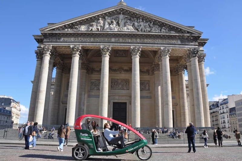 Paris: 2 hours Emily Tour in a Private Rickshaw bike - Meeting at Saint-Michel: Where the Tour Starts to Feel Easy
