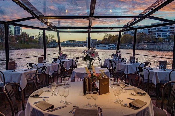 Paris 3-Courses Gourmet Dinner Seine River Cruise with Champagne - Getting on the water at Promenade Édouard Glissant