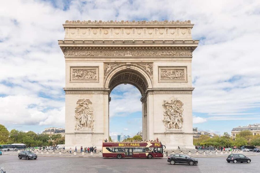 Paris: Arc de Triomphe Ticket & Big Bus Hop-on Hop-off Tour - Timed Arc de Triomphe Entry: Worth It for the View (and the Climb)