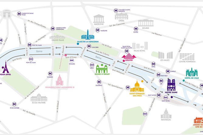 Paris: Batobus Hop-On Hop-Off Cruise & Landmarks Audio Tour - The Smart Way to See Paris from the Seine