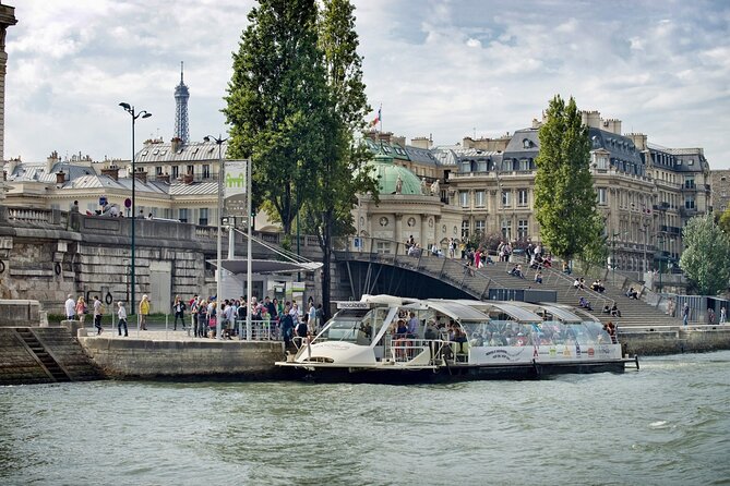 Paris: Batobus Hop-On Hop-Off Cruise & Landmarks Audio Tour - Stop 3: Saint-Germain-des-Prés Waterfront (Quai Malaquais)