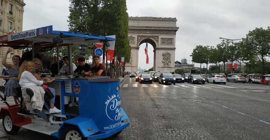 Paris: Beer Bike Bar With Drinks Included - Key things to know before you book