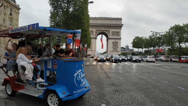Paris: Beer Bike Bar With Drinks Included - Trocadéro: where the Eiffel Tower views do the heavy lifting