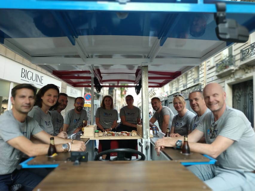 Paris: Beer Bike Bar With Drinks Included - The guided-feeling portion in the 16th arrondissement