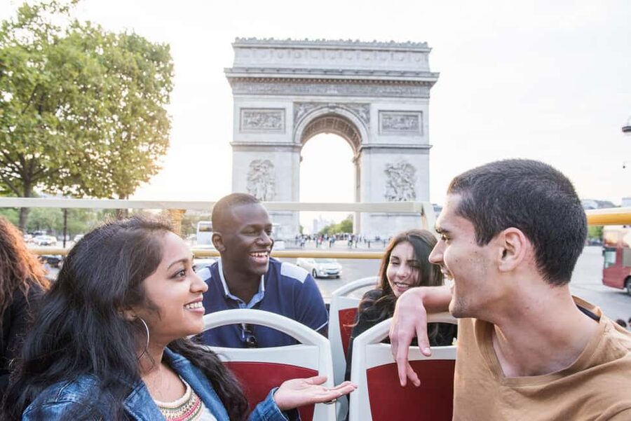 Paris: Big Bus Hop-On Hop-Off Tour with Optional Cruise - Eiffel Tower (Quai Branly, Entrée 2) and the optional Seine cruise