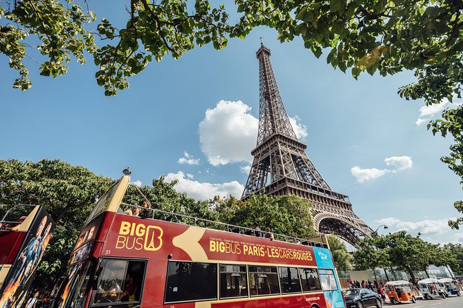 Paris Big Bus Hop-On Hop-Off Tour with Optional River Cruise - Red Route: The Smart Way to See the Big Sights in One Circuit