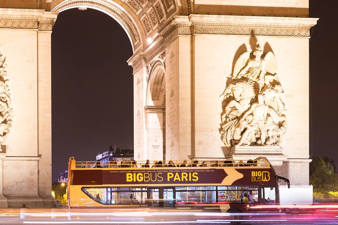 Paris Big Bus Open Top Panoramic Night Tour - What You’re Paying For: Value in a 2-Hour Night Circuit