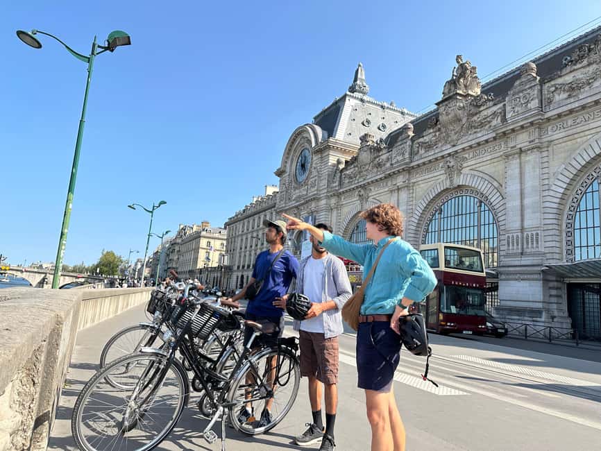 Paris Bike & Bites: City Highlights on Two Wheels - Musée d’Orsay to Eiffel Tower Views: Left Bank Energy, Right-Sized Timing