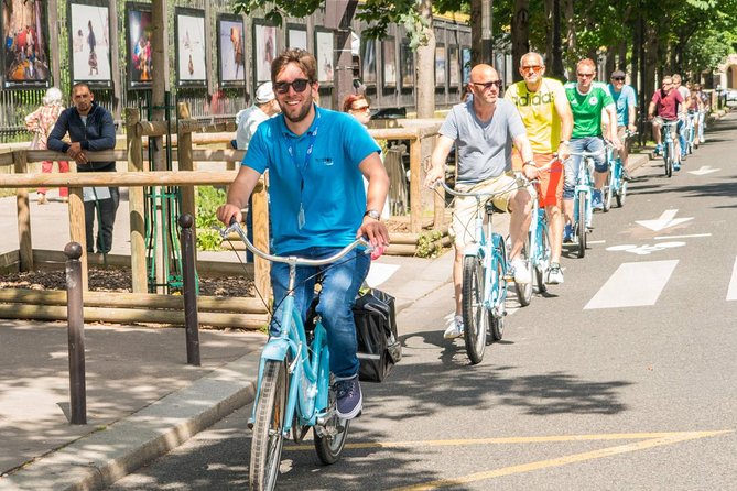Paris Bike Tour Hidden Secrets in the Latin Quarter & Le Marais neighborhoods - Le Marais essentials: memorials, Rue des Rosiers, and old stone walls
