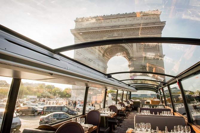 Paris Bustronome Gourmet Sightseeing Dinner on a Panoramic Bus - Key Highlights You’ll Notice