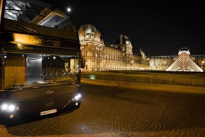Paris Bustronome Gourmet Sightseeing Dinner on a Panoramic Bus - Stop-by-Stop: What You See and What to Expect
